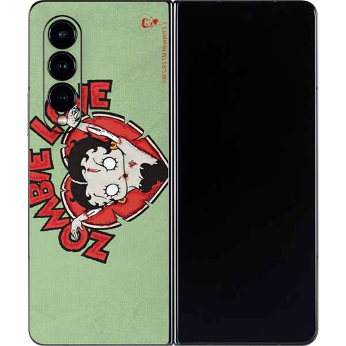 Betty Boop Zombie Love Galaxy Z Fold4 5G Skin